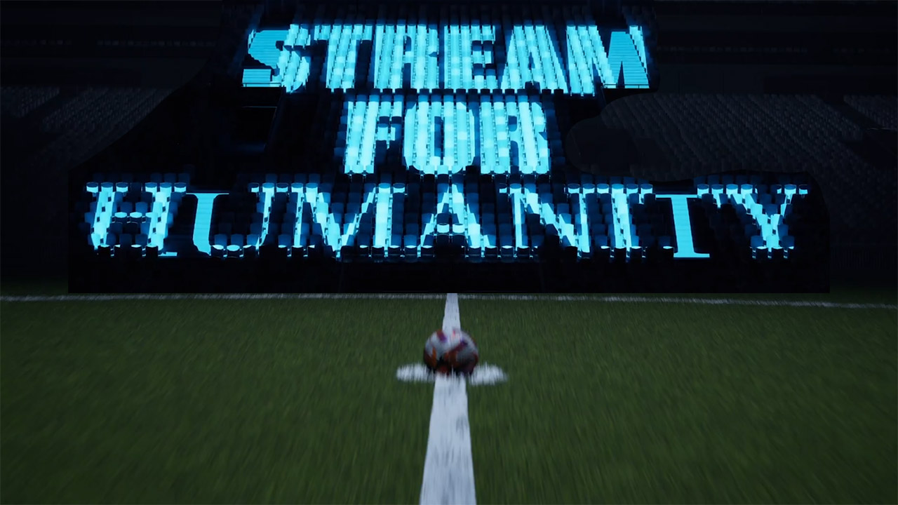 Aminematue organise un match de foot caritatif pour son évènement Stream for Humanity