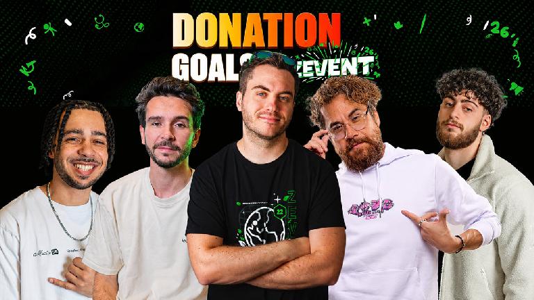 Donation Goals ZEVENT 2026 : Tous les streamers