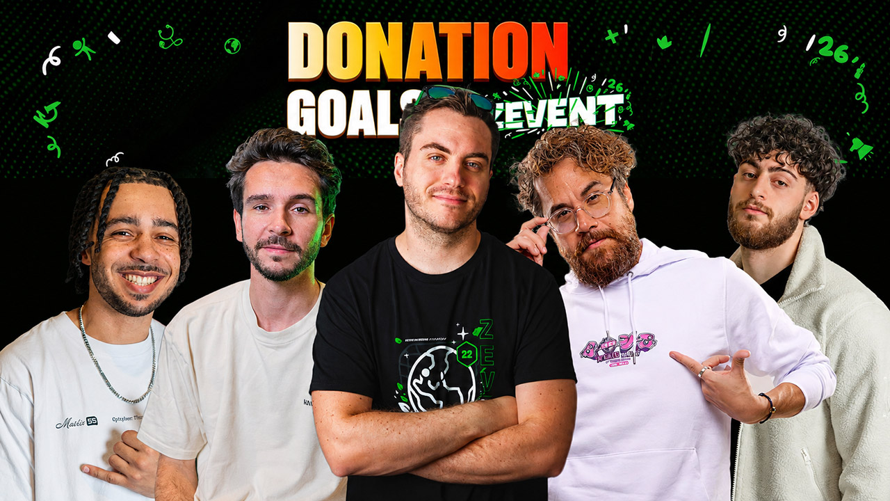 Donation Goals ZEVENT 2026 : Tous les streamers