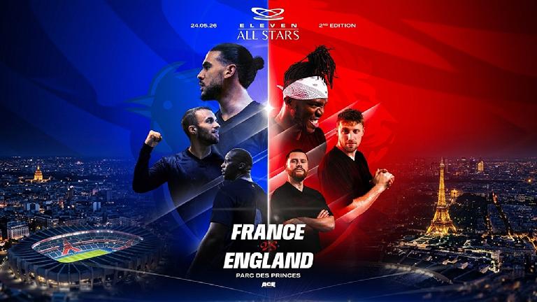 Eleven All Stars 2 : Le match France vs Angleterre organisé par Aminematue