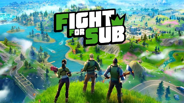 Fight For Sub #24 : Le tournoi streamers de ZeratoR se déroule sur Fortnite