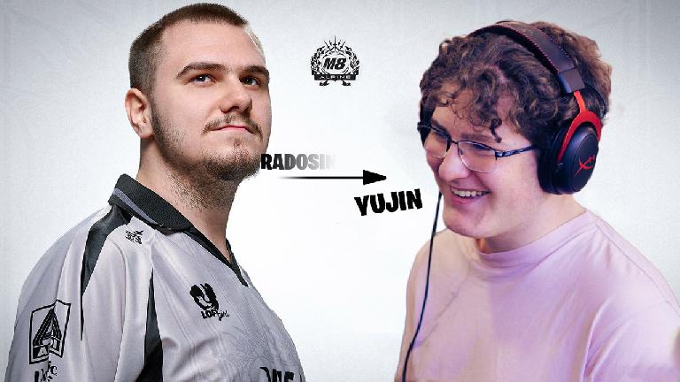 Esport : Gentle Mates Rocket League : Radosin écarté après 3 mois, Yujin le remplace