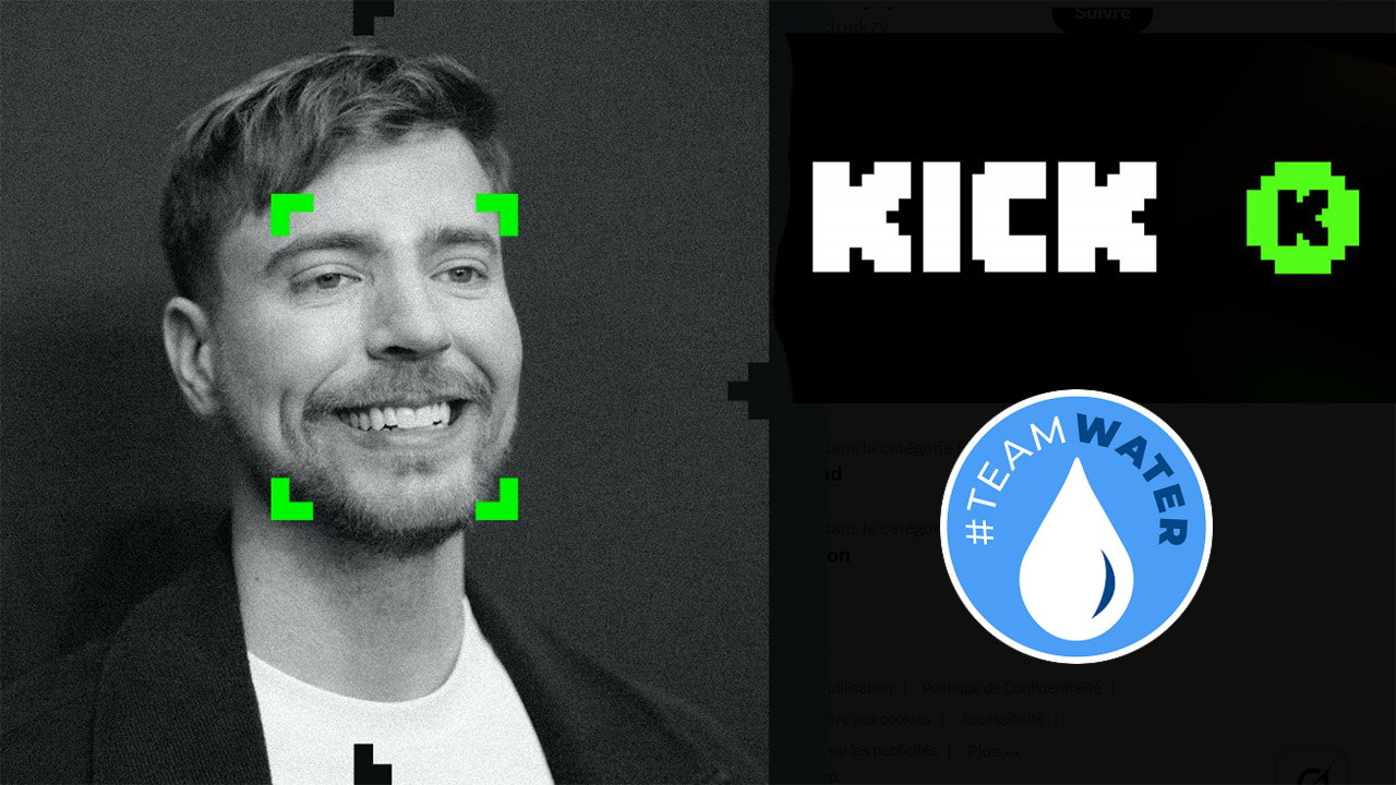 Kick : MrBeast lève 12 M $ pour TeamWater avec xQc et Adin Ross