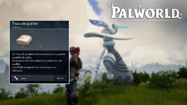 Palworld : Comment obtenir du tissu de qualité