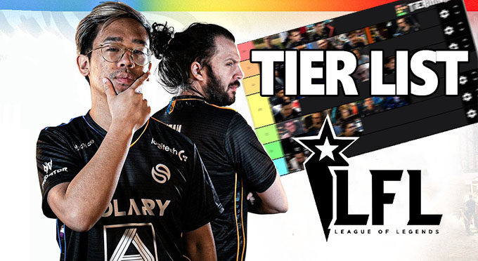 La TierList de Solary pour la LFL 2021 fait débat