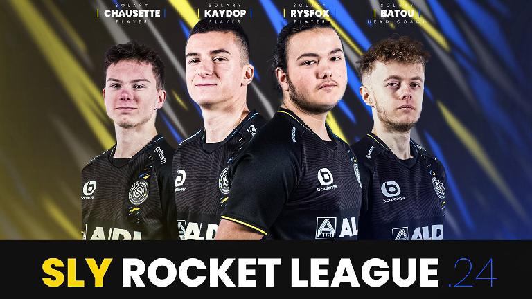 L'annonce géniale de Solary pour leur équipe Rocket League 2024