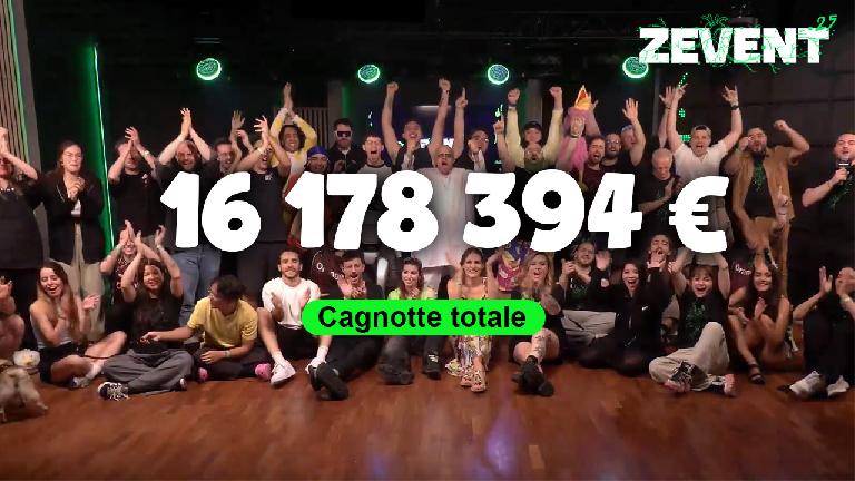 Top 30 des streamers qui ont levé le plus de dons au ZEVENT 2025