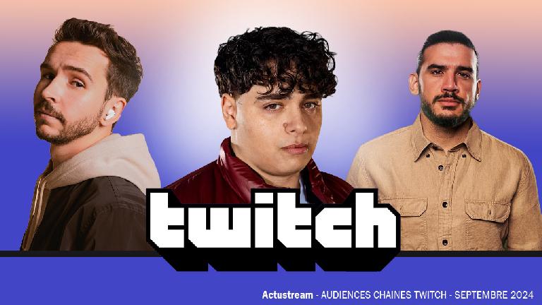 Twitch Audiences : Top 20 des streamers les plus regardés (Septembre 2024)