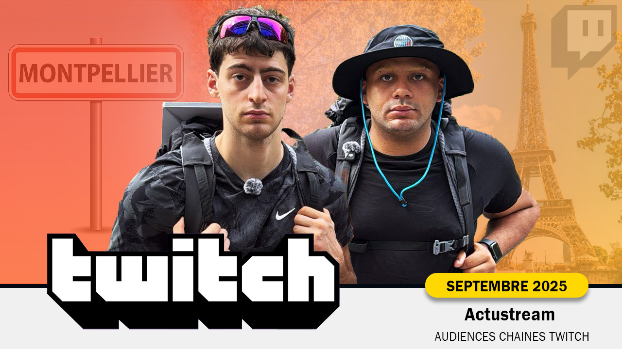 Classement Twitch : Top 20 Streamers francophones (Septembre 2025)