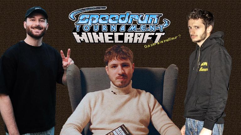 Tournoi de Speedrun sur Minecraft avec Linca, Terracid et Maxime Biaggi