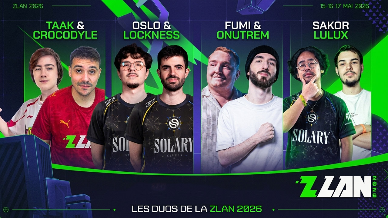 ZLAN 2026 : liste des streamers et duos favoris pour la victoire