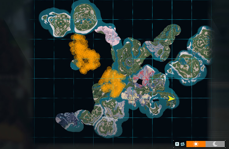 Emplacement & Habitat Broncherry Palworld