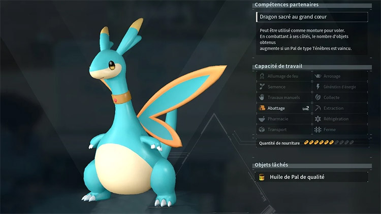 Compétences, capacités et statistiques Elphridran