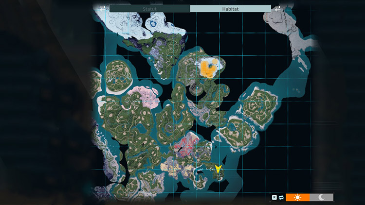 Emplacement et Habitat Foxcicle Palworld