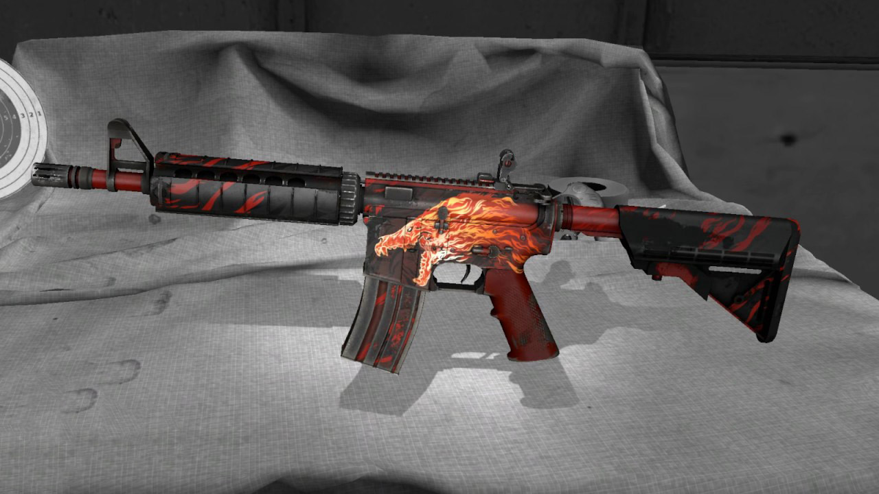 Skin M4A4 Howl dans le jeu CS:GO