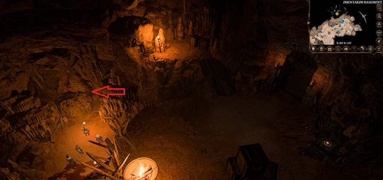 Ascenseur au Repaire des Zhentarims BG3