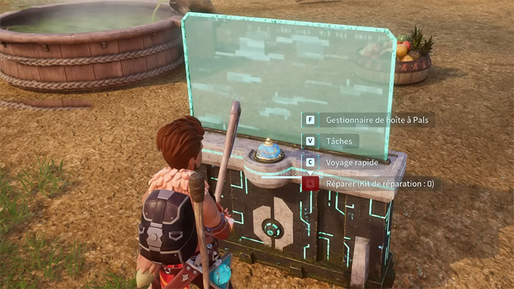 Boîte à Pals dans Palworld