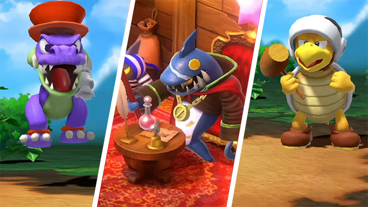 Les boss dans Super Mario RPG