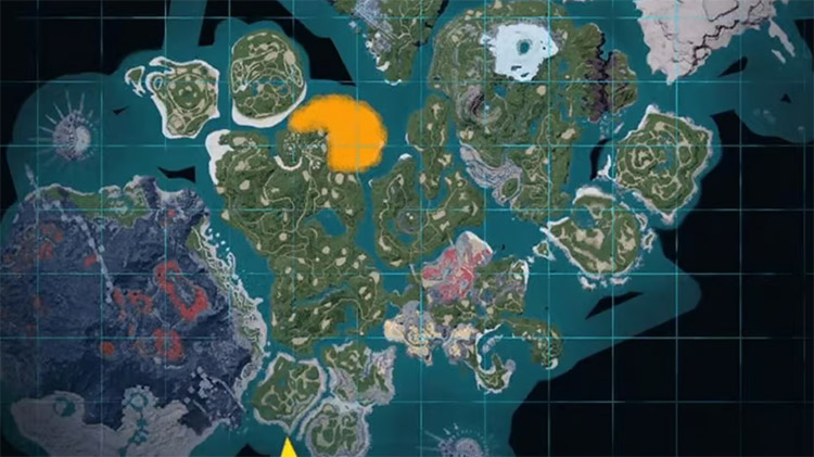 Emplacement Charbon Palworld