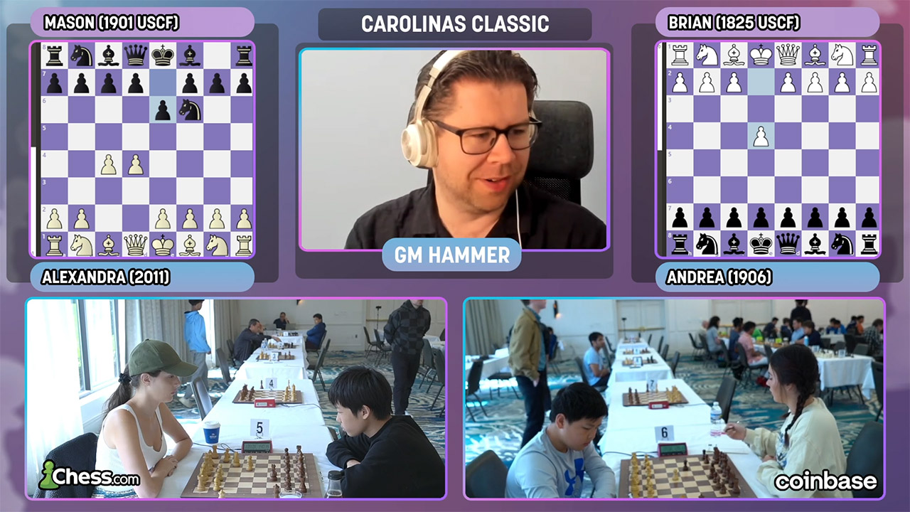 Botez jouant Échecs sur Twitch 