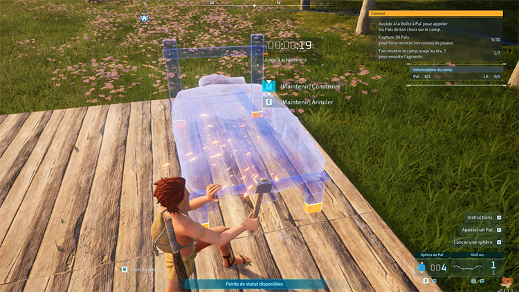 Lit de fortune Palworld