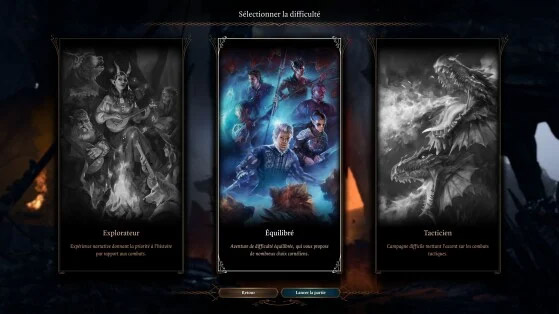 Difficulté Baldur's Gate 3
