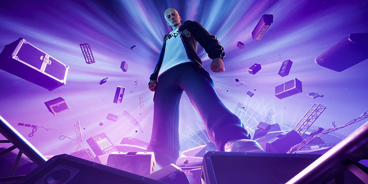 The Big Bang : Eminem concert Fortnite 