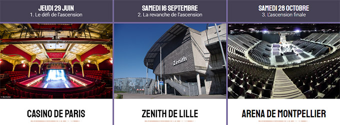 Les 3 scènes de l'Ascension 2023 