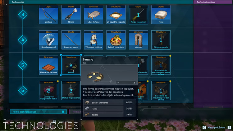 Obtenir une Ferme dans Palworld