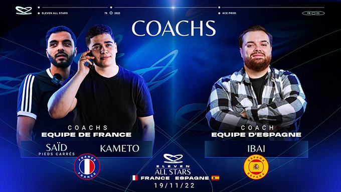 Eleven all stars :  coachs Kameto & Ibai