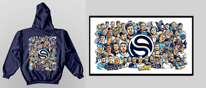 Fresque Solary 5 ans