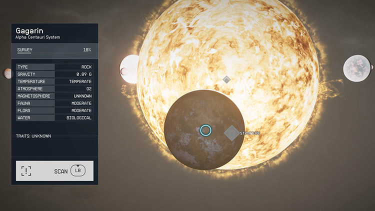 Gargarin planète Starfield