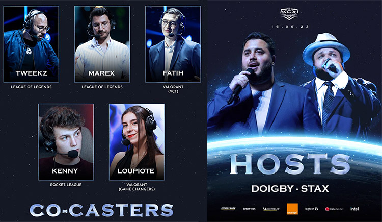 Hosts et Casters du KCX3