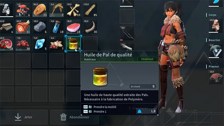 Huile de Pal de qualité