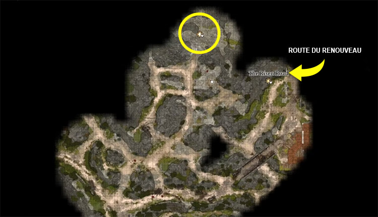 emplacement Flasque en fer - BG3