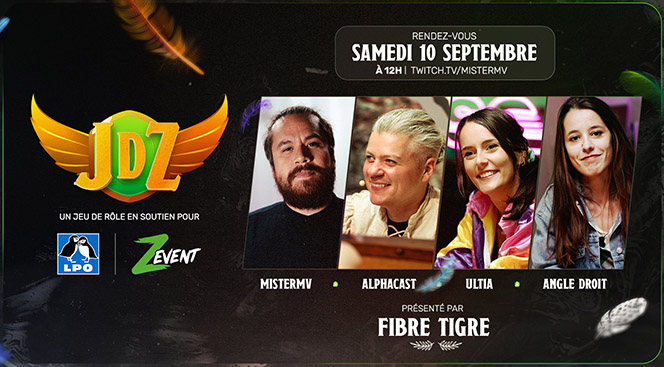 JDZ : jeu de Rôle en soutien du Zevent