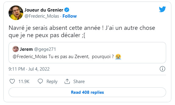 JDG ne sera pas au Z Event 2022 explications