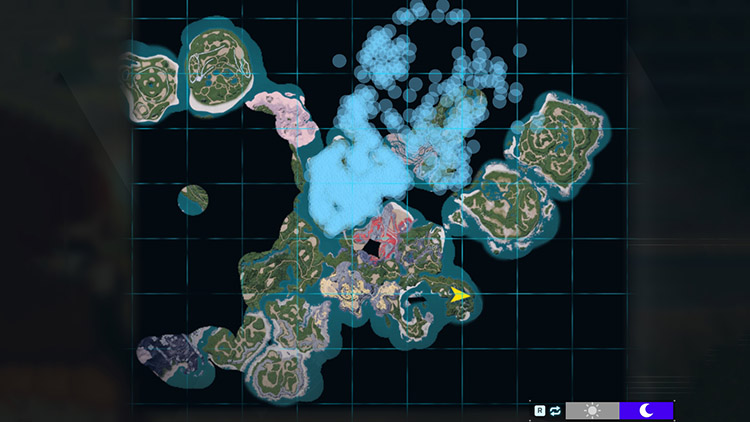 Emplacement et Habitat Katress Palworld