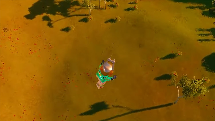 éviter les dégâts de chute dans LEGO Fortnite