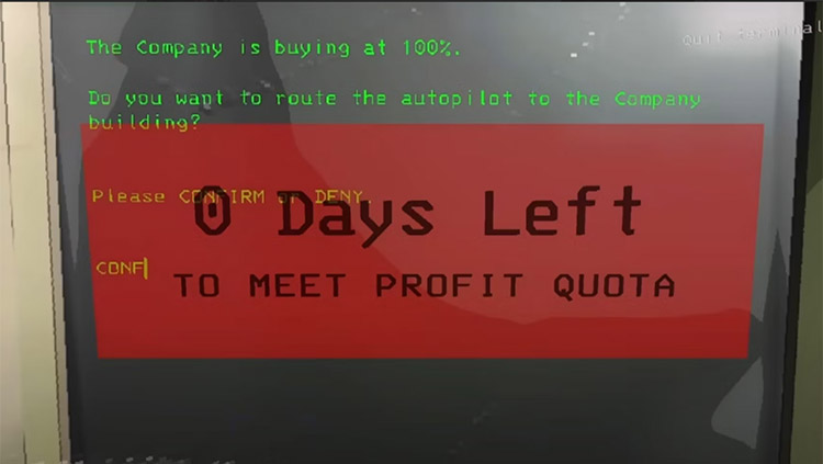 Augmentation prix de de ferraille - Lethal Company