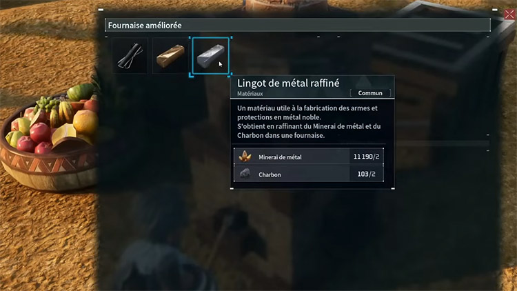 Lingot de métal rafinée