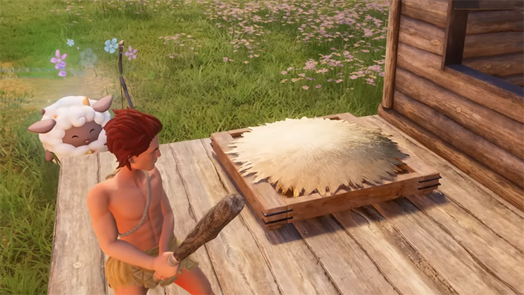 Lit pour Pals en paille - Palworld