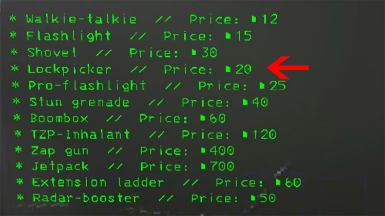 Acheter le Lockpicker Lethal Comany