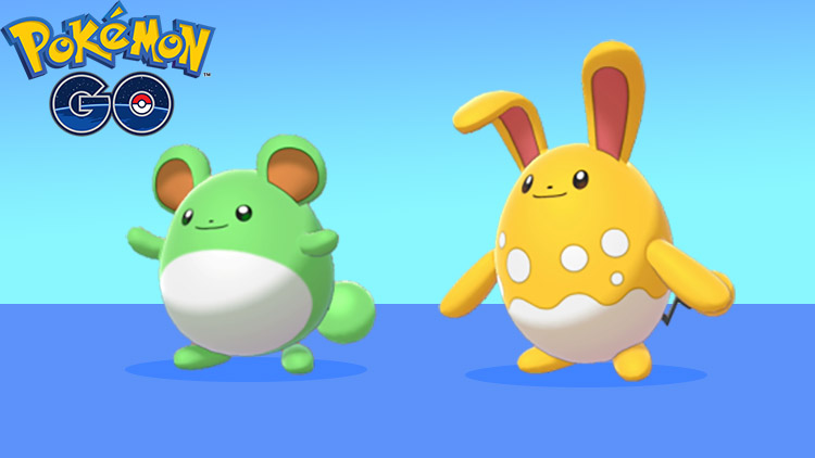 Marill et Azumarill Shiny Pokémon GO