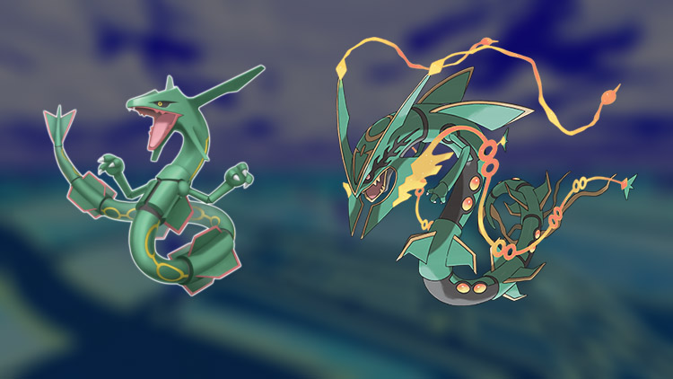 Méga Évolution Rayquaza Pokémon GO