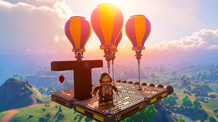 Avion dans Lego Fortnite