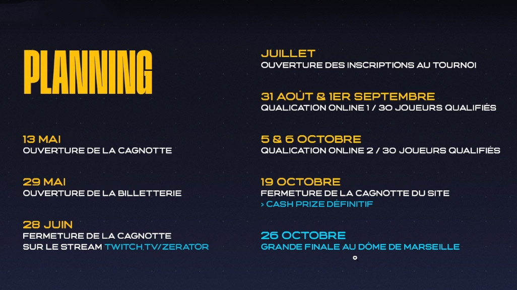 Planning de l'Ascension 2024