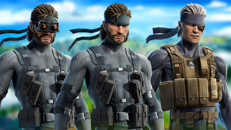 Skin Solid Snake dans Fortnite