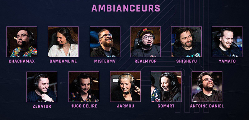 Streamers commentateurs