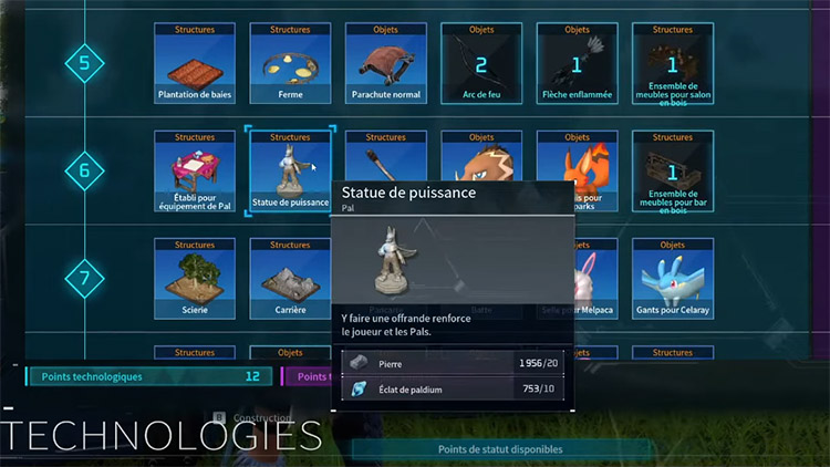 âmes de pals - Statue de puissance